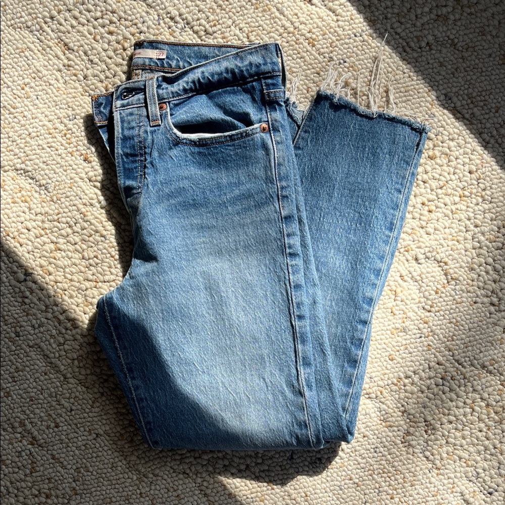 Levi's Classic Blue Straight Leg Jeans